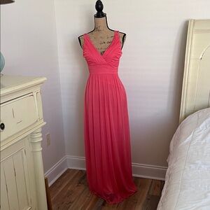 Jodi Kristopher Elegant coral Evening Gown, size 3, EUC